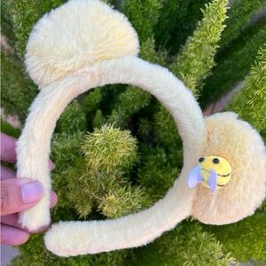 Charming Yellow Bee Plush Headband for Kids no tags